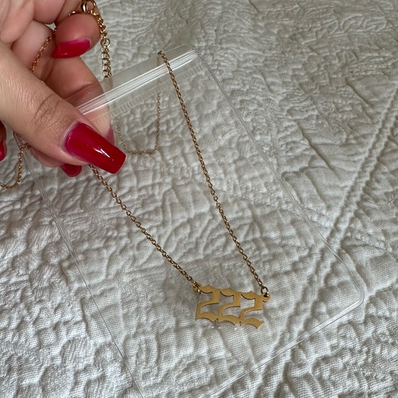 BRAND NEW ANGEL NUMBER 222 NECKLACE - Picture 6 of 6